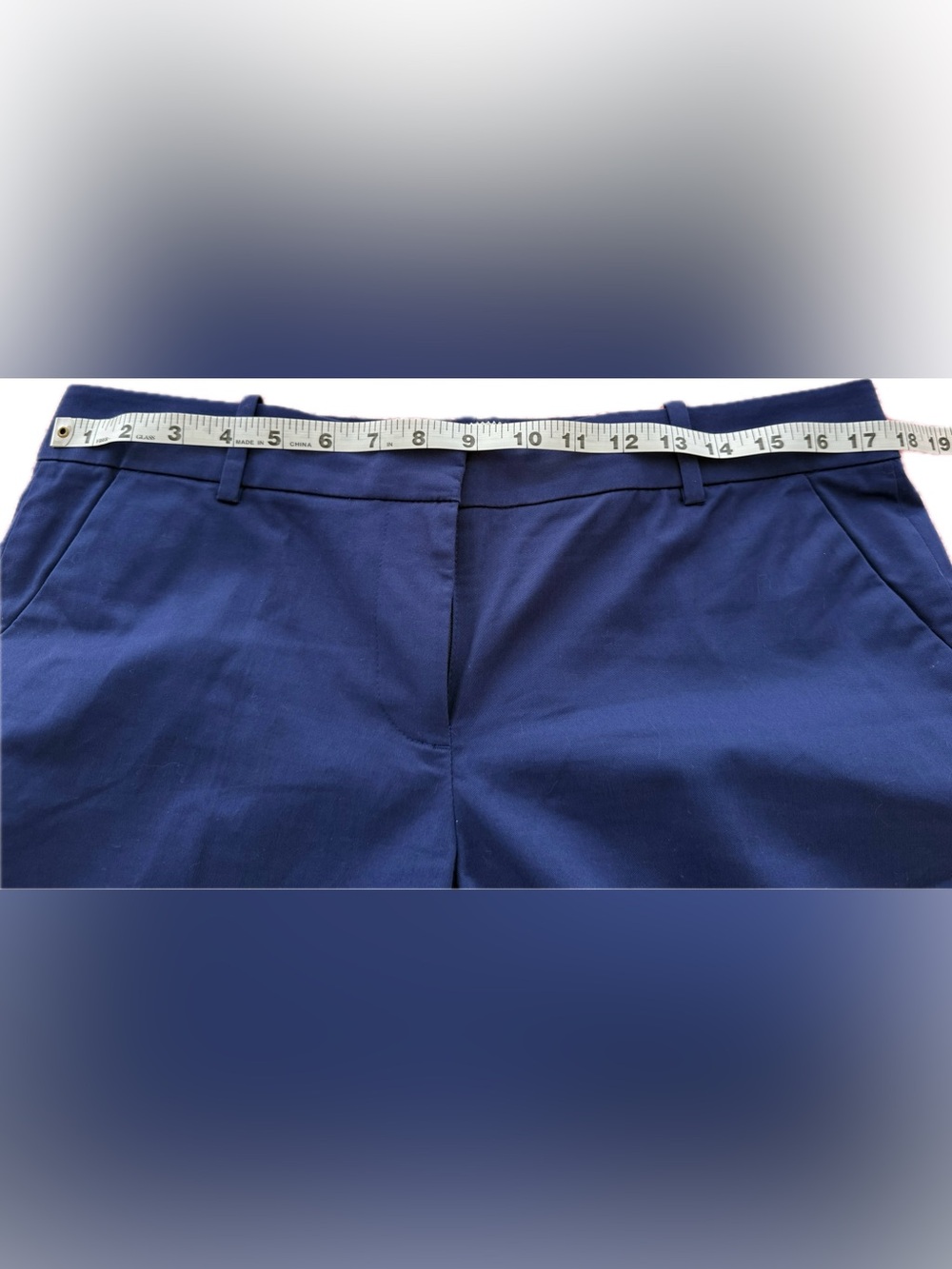 NWOT J. Crew Cafe Capri size 10 gorgeous blue 26” inseam 👀 - Picture 2 of 5